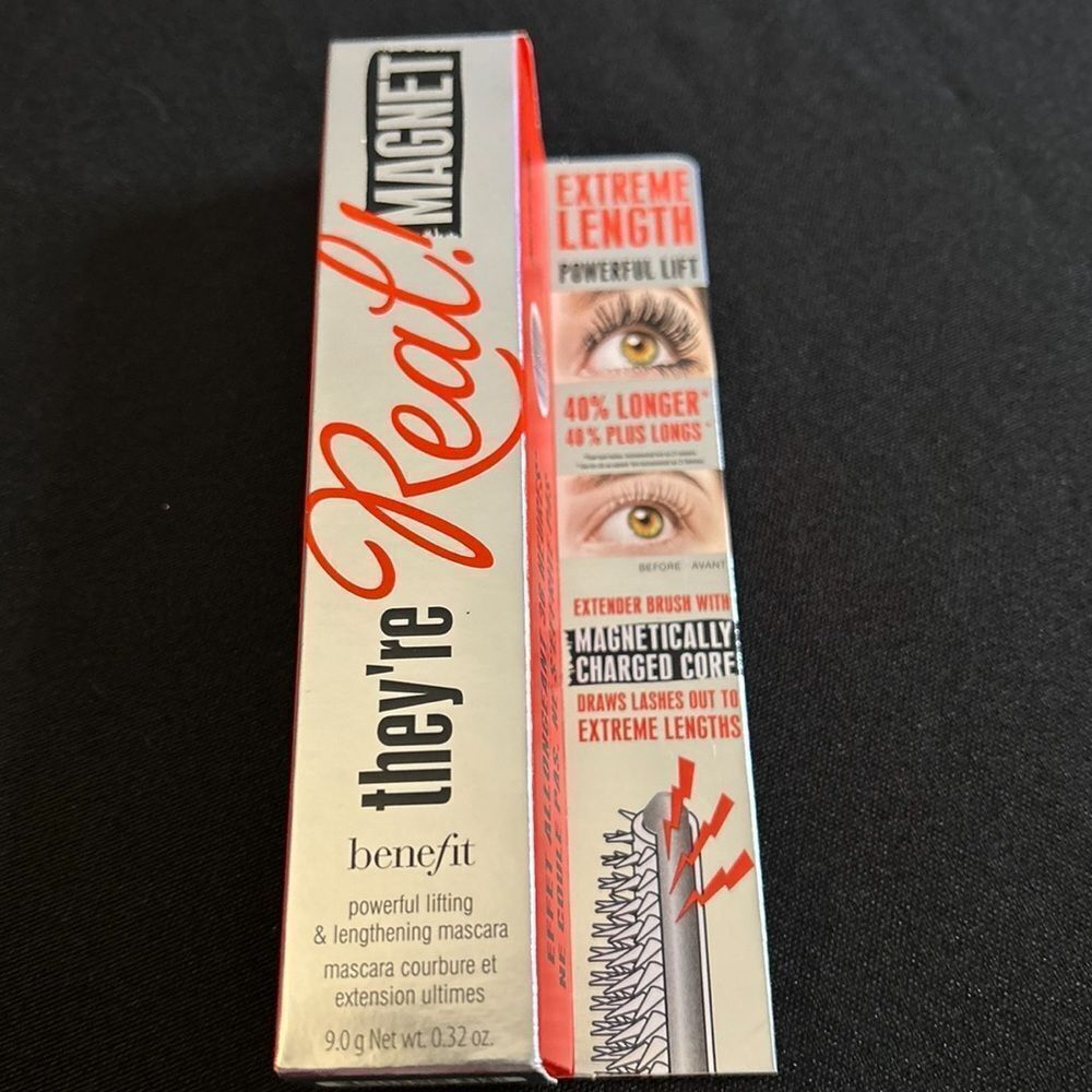 🌻 Too Faced They’re Real Magnet Black Mascara New FullSz